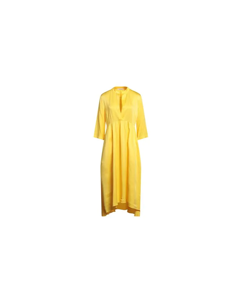 Liviana Conti KLEIDER - Midi-Kleiderauf YOOX.COM Gelb