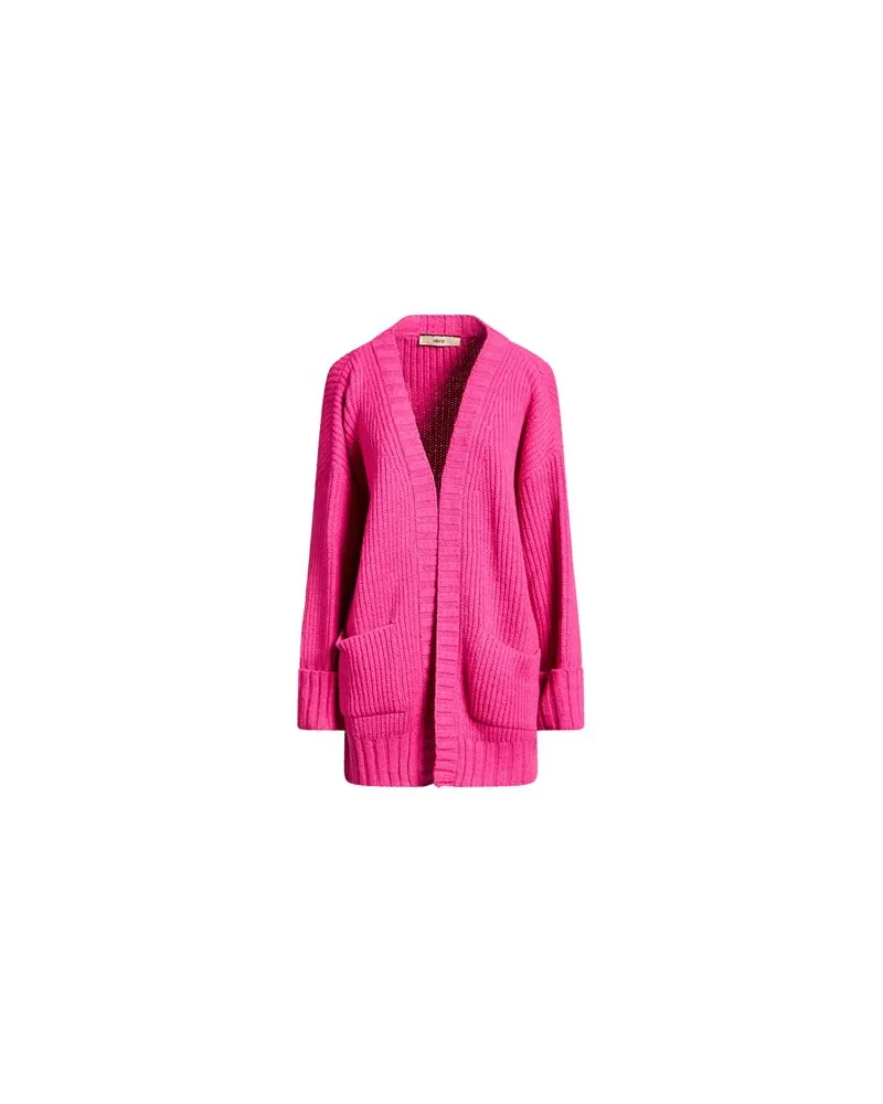 AKEP STRICKWAREN - Strickjackenauf YOOX.COM Fuchsia