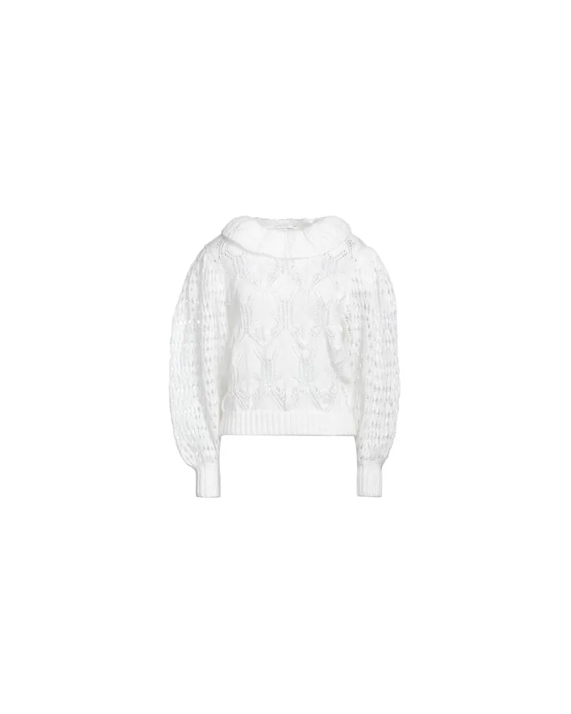 Alberta Ferretti STRICKWAREN - Pulloverauf YOOX.COM Weiß