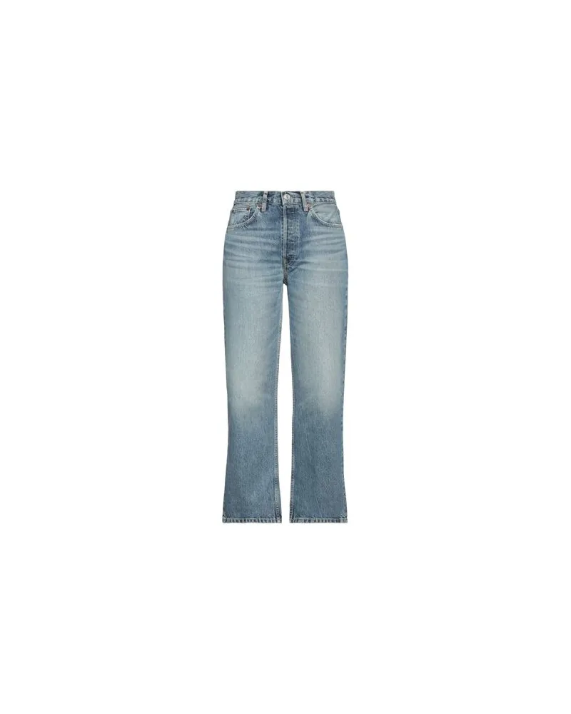 RE/DONE HOSEN & RÖCKE - Jeanshosenauf YOOX.COM Blau