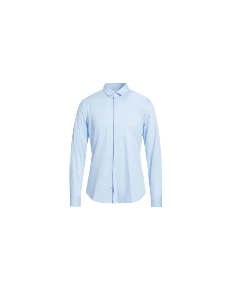 Emporio Armani TOPS - Hemdenauf YOOX.COM Himmelblau