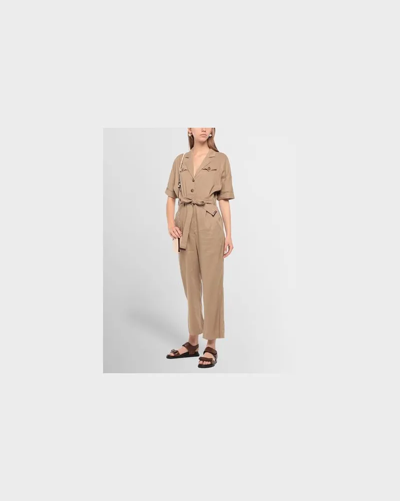 Marc Cain OVERALLS - Jumpsuitsauf YOOX.COM Sand