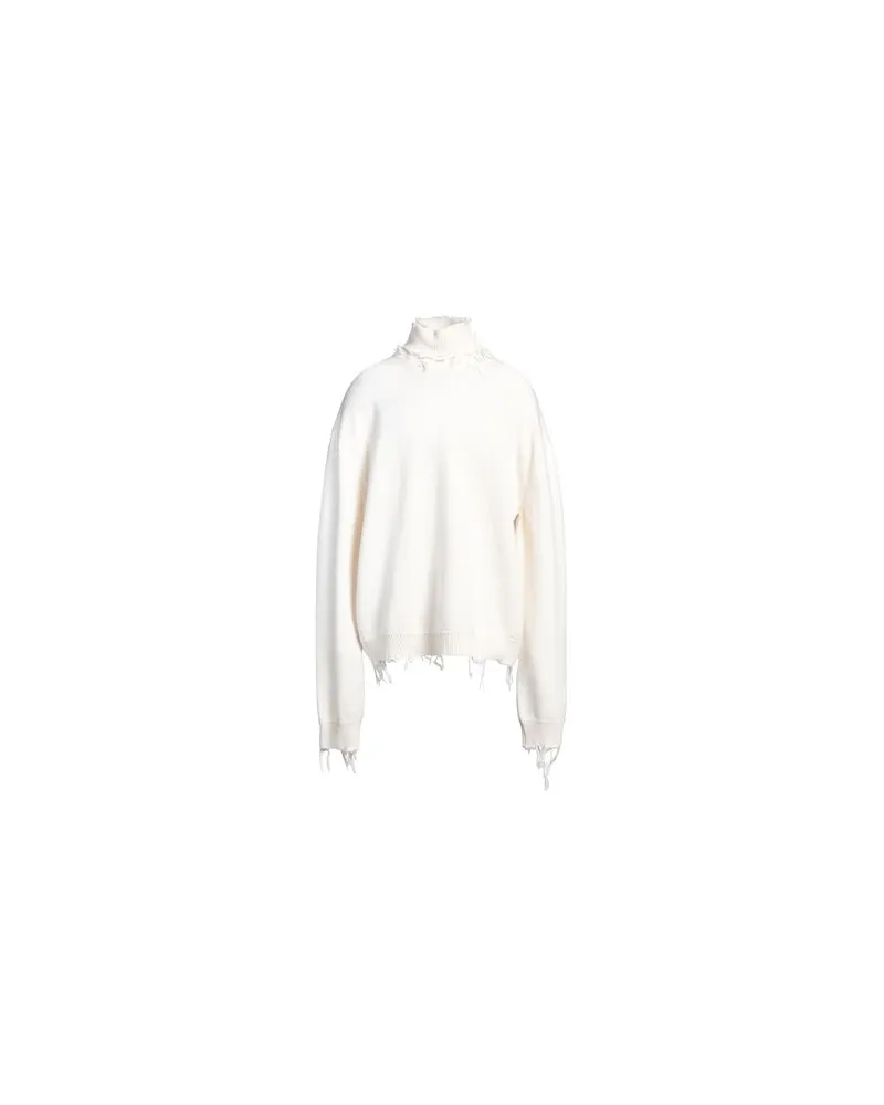 VETEMENTS STRICKWAREN - Rollkragenpulloverauf YOOX.COM Weiß
