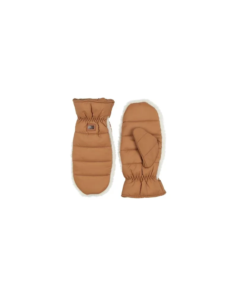 UGG AW FLUFF MITTEN - ACCESSOIRES - Handschuheauf YOOX.COM Kamel