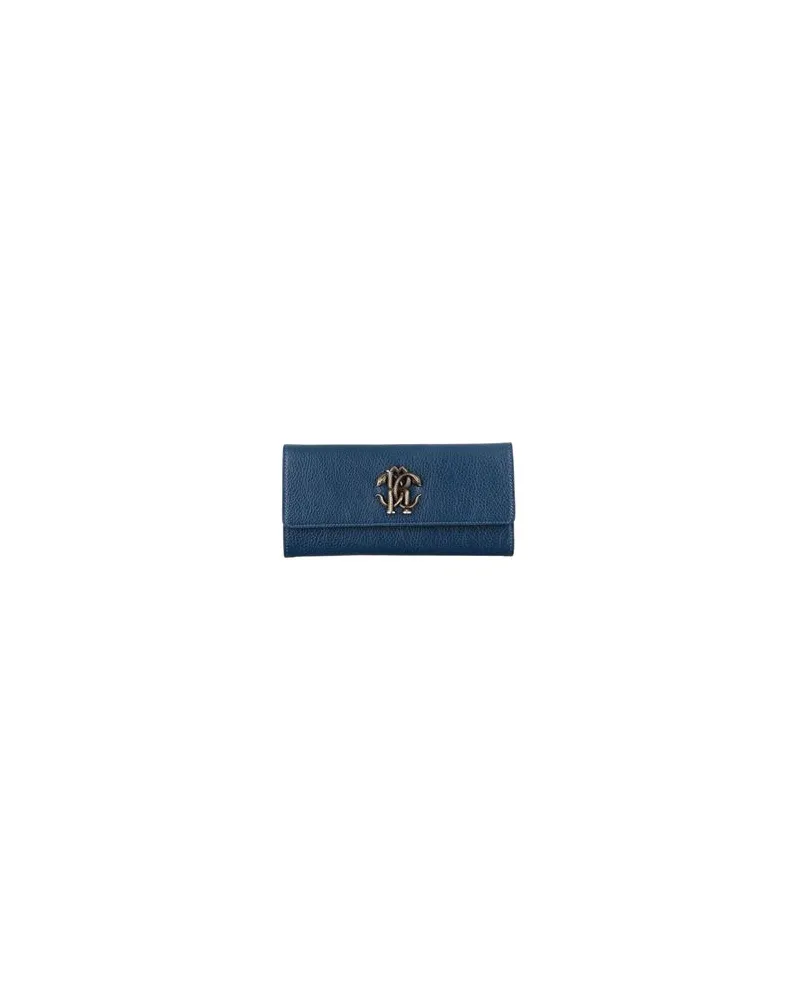 Roberto Cavalli Kleinlederwaren - Brieftaschenauf YOOX.COM Marineblau