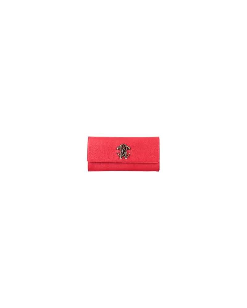 Roberto Cavalli Kleinlederwaren - Brieftaschenauf YOOX.COM Ziegelrot