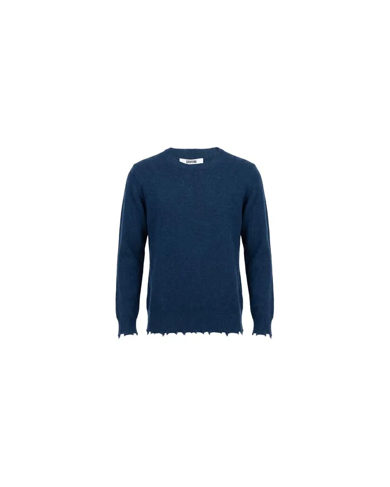 Mauro Grifoni STRICKWAREN - Pulloverauf YOOX.COM Marineblau
