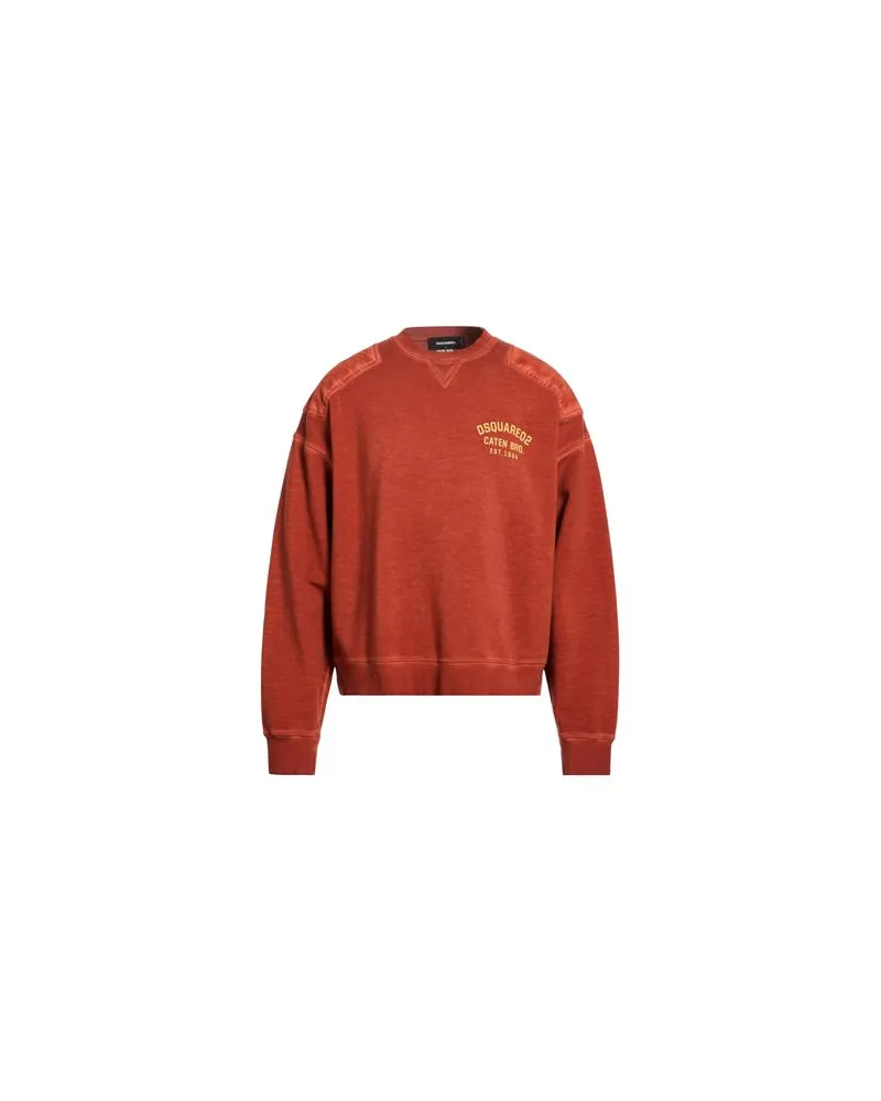 Dsquared2 TOPS - Sweatshirtsauf YOOX.COM Rostrot