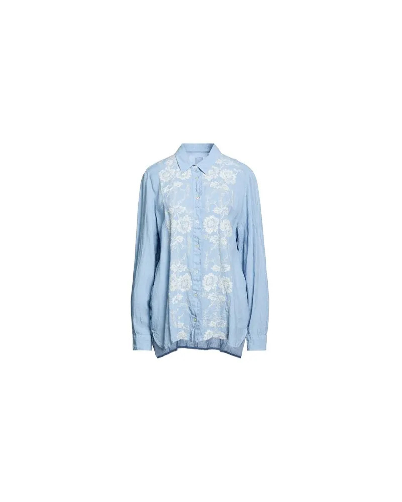 120% Lino TOPS - Hemdenauf YOOX.COM Himmelblau