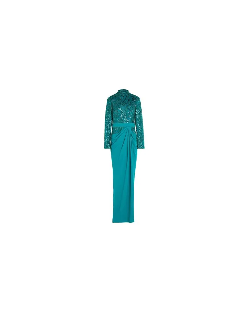 Tadashi Shoji KLEIDER - Maxi-Kleiderauf YOOX.COM Smaragdgrün