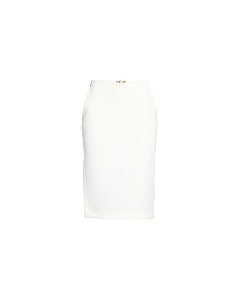 Elisabetta Franchi HOSEN & RÖCKE - Midi-Röckeauf YOOX.COM Weiß