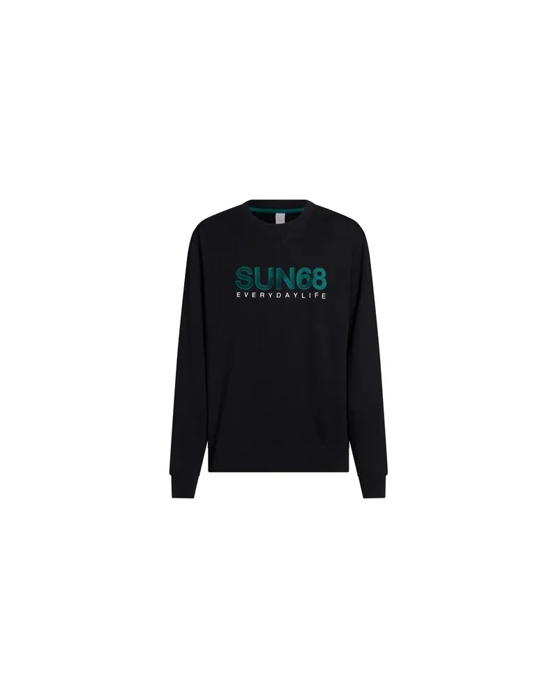 Sun68 TOPS - Sweatshirtsauf YOOX.COM Schwarz