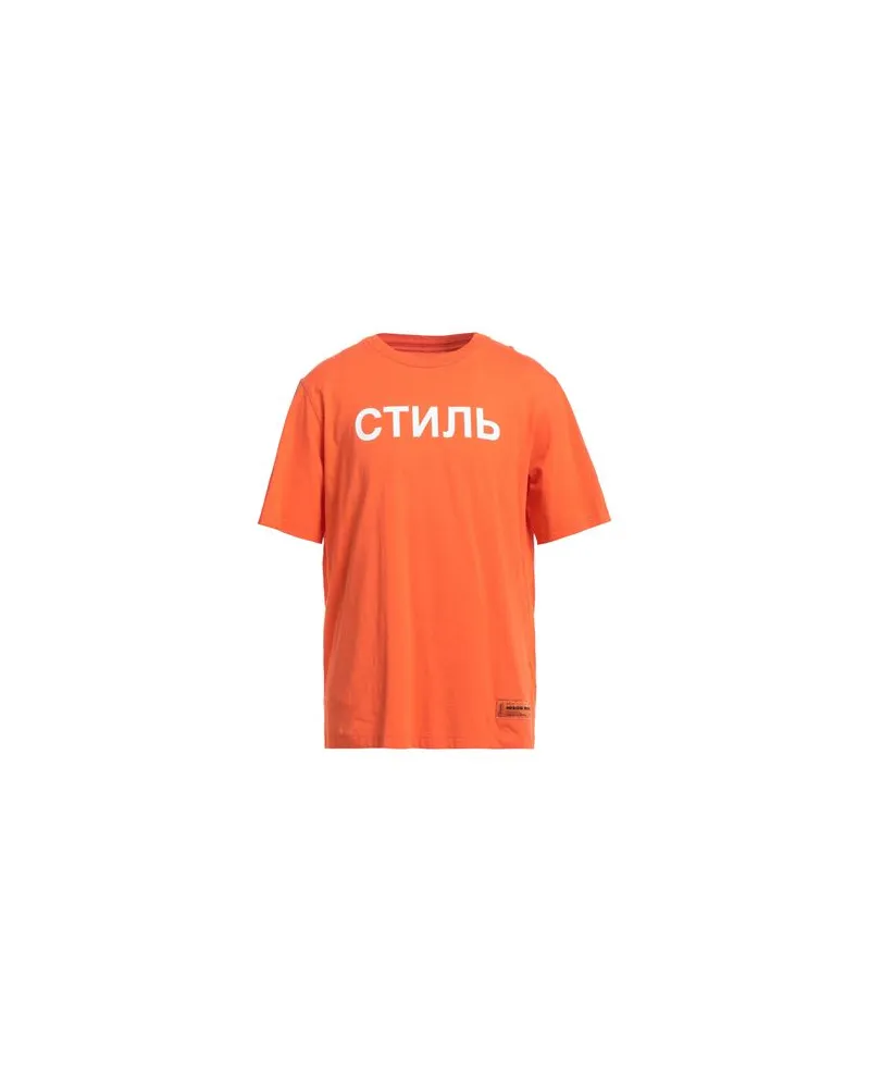 Heron Preston TOPS - T-shirtsauf YOOX.COM Orange