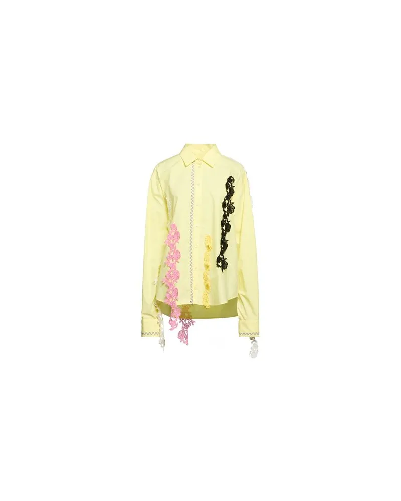 MSGM TOPS - Hemdenauf YOOX.COM Gelb