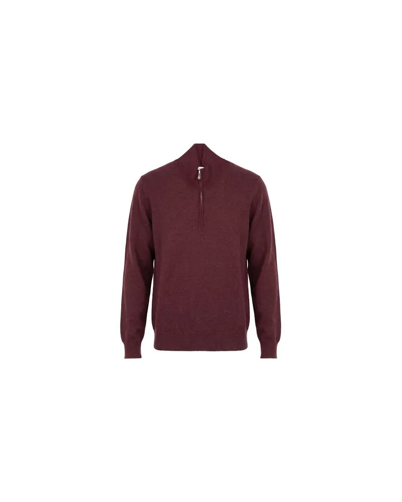 Brunello Cucinelli STRICKWAREN - Pulloverauf YOOX.COM Pflaume