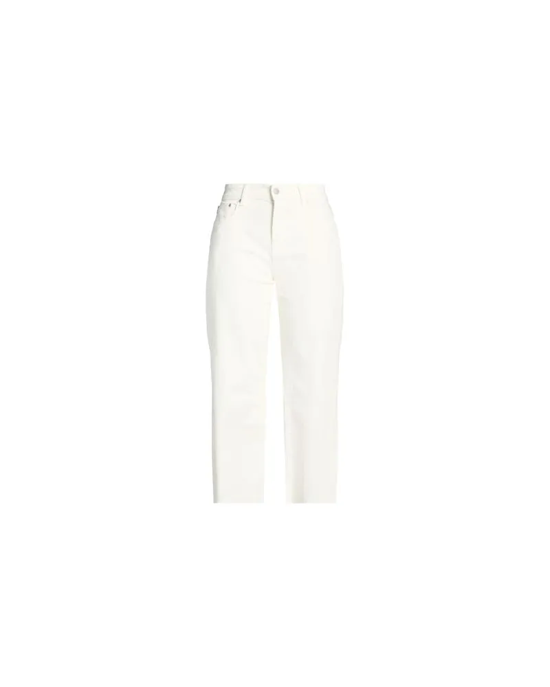 Adriano Goldschmied HOSEN & RÖCKE - Jeanshosenauf YOOX.COM Elfenbein