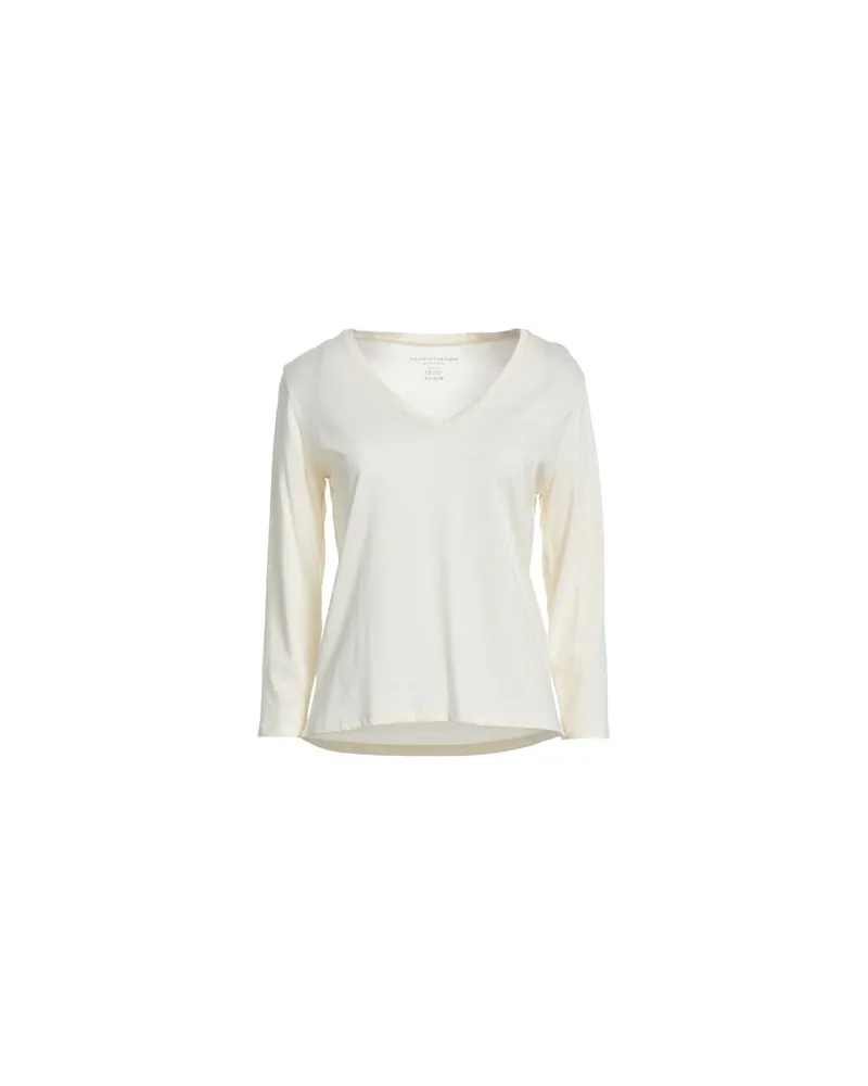 Majestic TOPS - T-shirtsauf YOOX.COM Cremeweiß