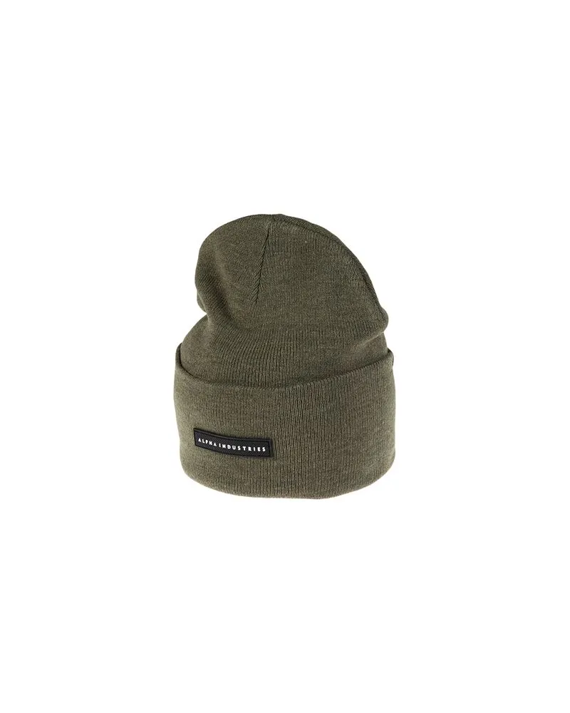 Alpha Industries ACCESSOIRES - Mützen & Hüteauf YOOX.COM Dunkelgrün