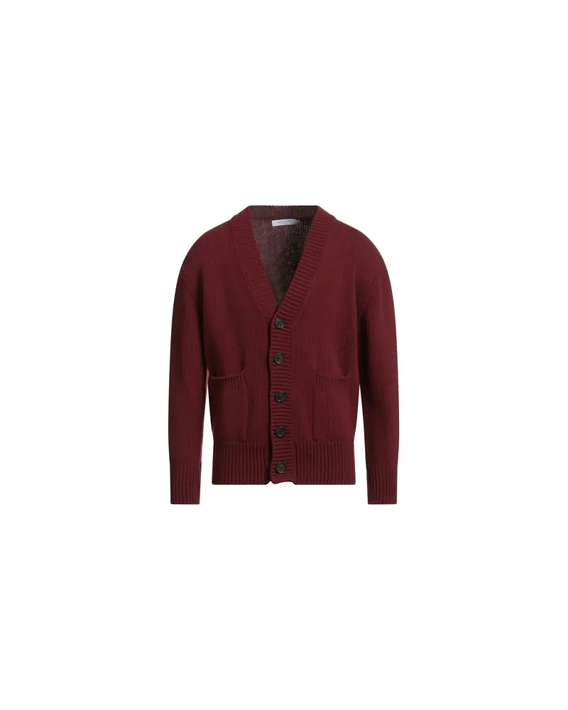 Kitsuné STRICKWAREN - Strickjackenauf YOOX.COM Bordeaux