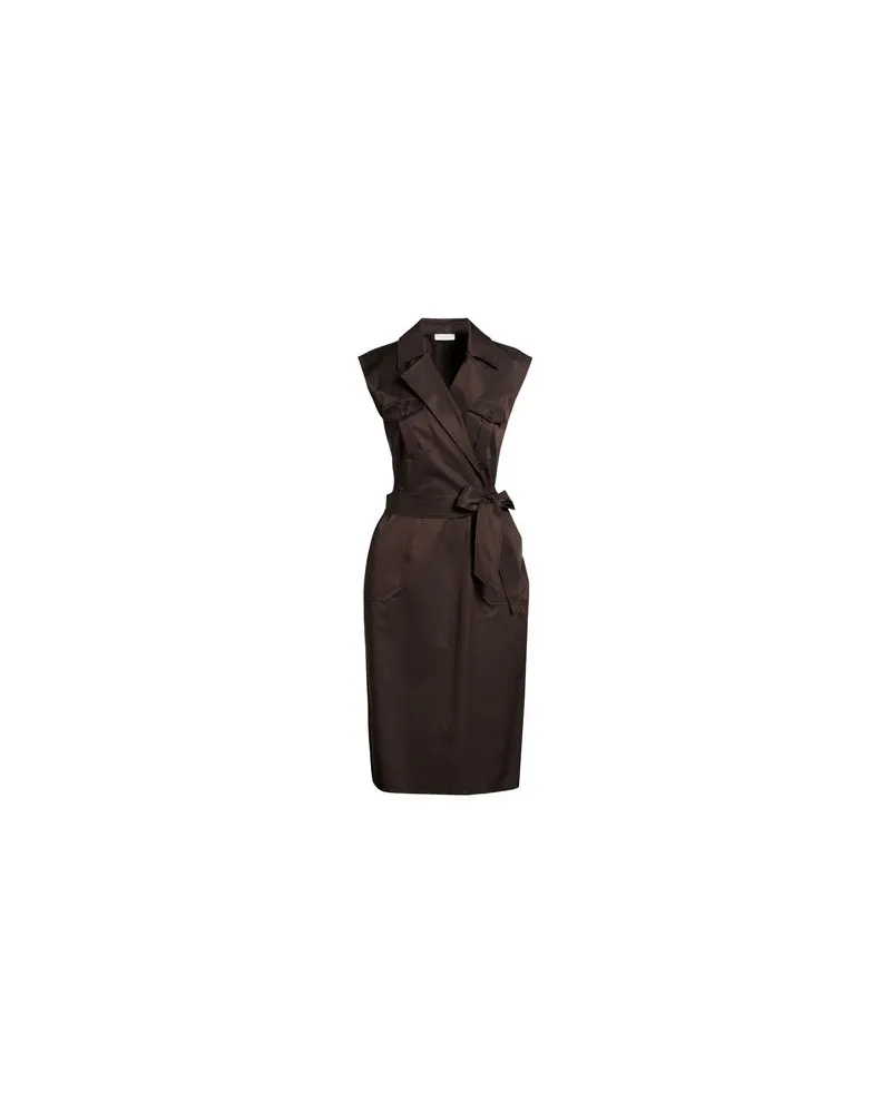 Ballantyne KLEIDER - Midi-Kleiderauf YOOX.COM Dunkelbraun