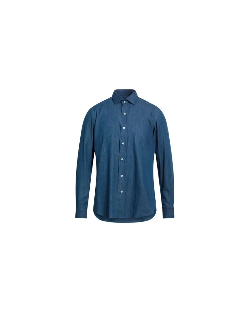Salvatore Piccolo TOPS - Jeanshemdenauf YOOX.COM Blau