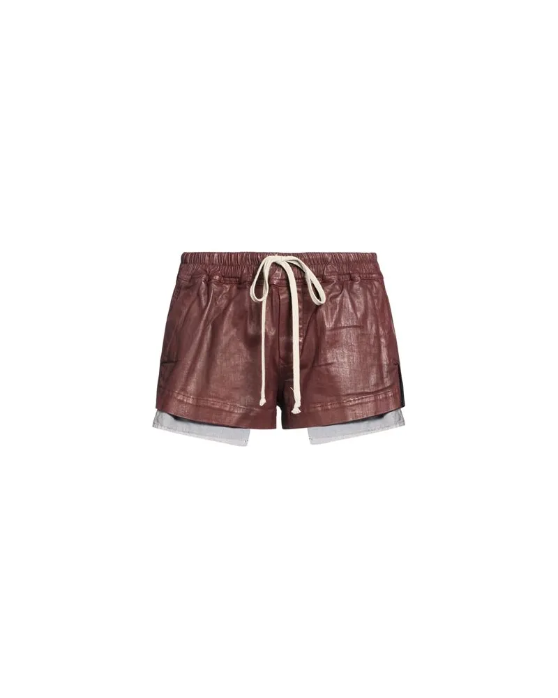 DRKSHDW by Rick Owens HOSEN & RÖCKE - Jeansshortsauf YOOX.COM Bordeaux