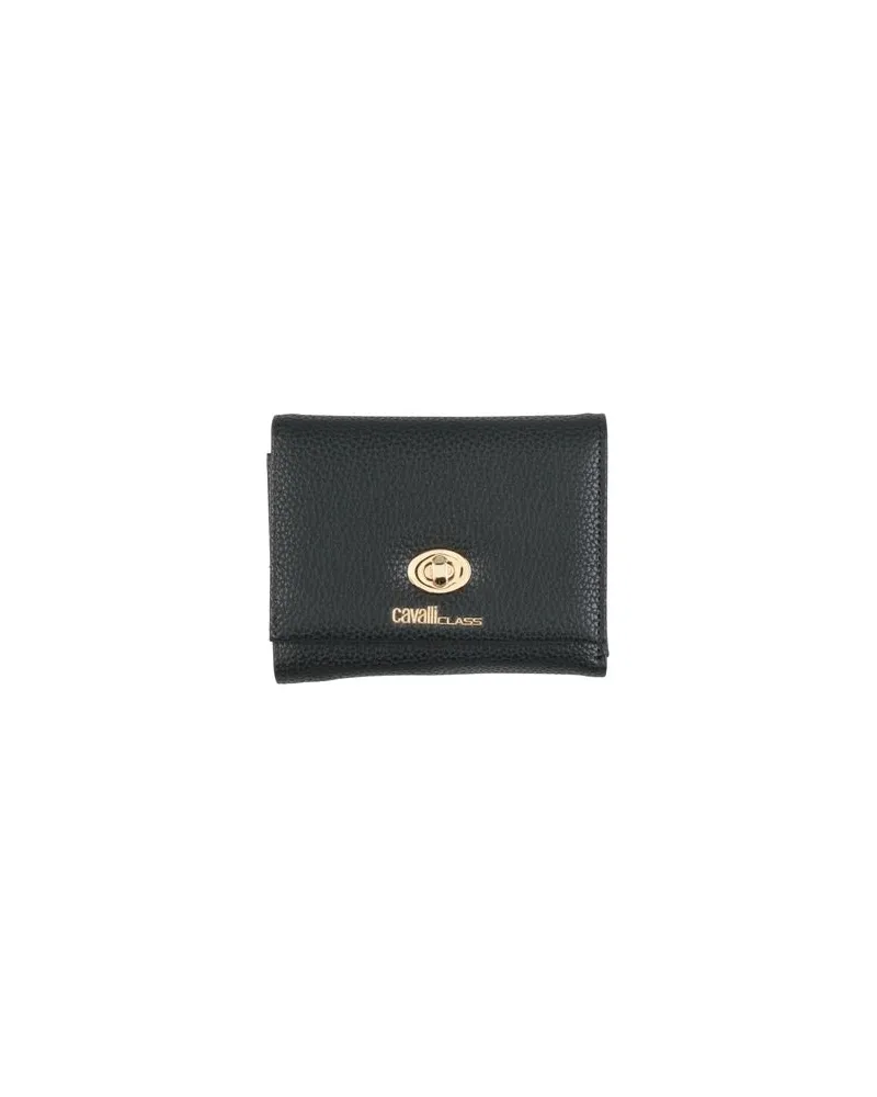 Roberto Cavalli Kleinlederwaren - Brieftaschenauf YOOX.COM Schwarz