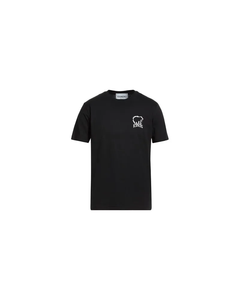 Iceberg T-SHIRT JERSEY - TOPS - T-shirtsauf YOOX.COM Schwarz
