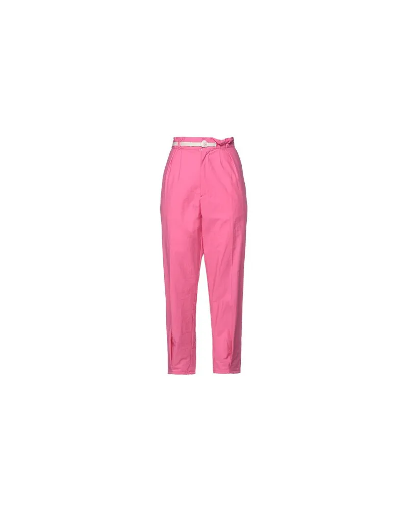PLAN C HOSEN & RÖCKE - Hosenauf YOOX.COM Fuchsia
