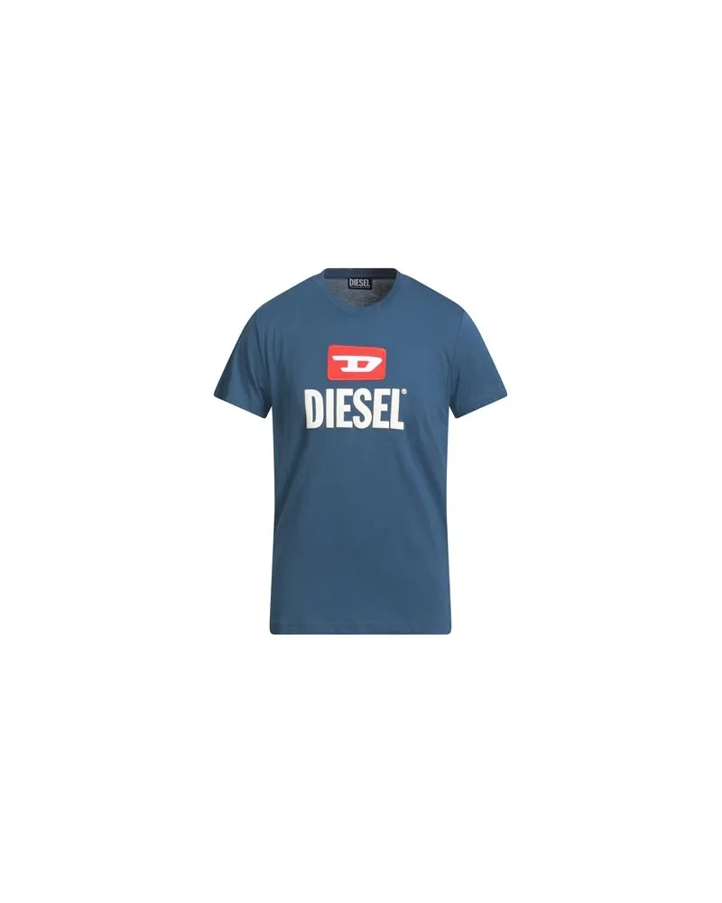 Diesel TOPS - T-shirtsauf YOOX.COM Taubenblau