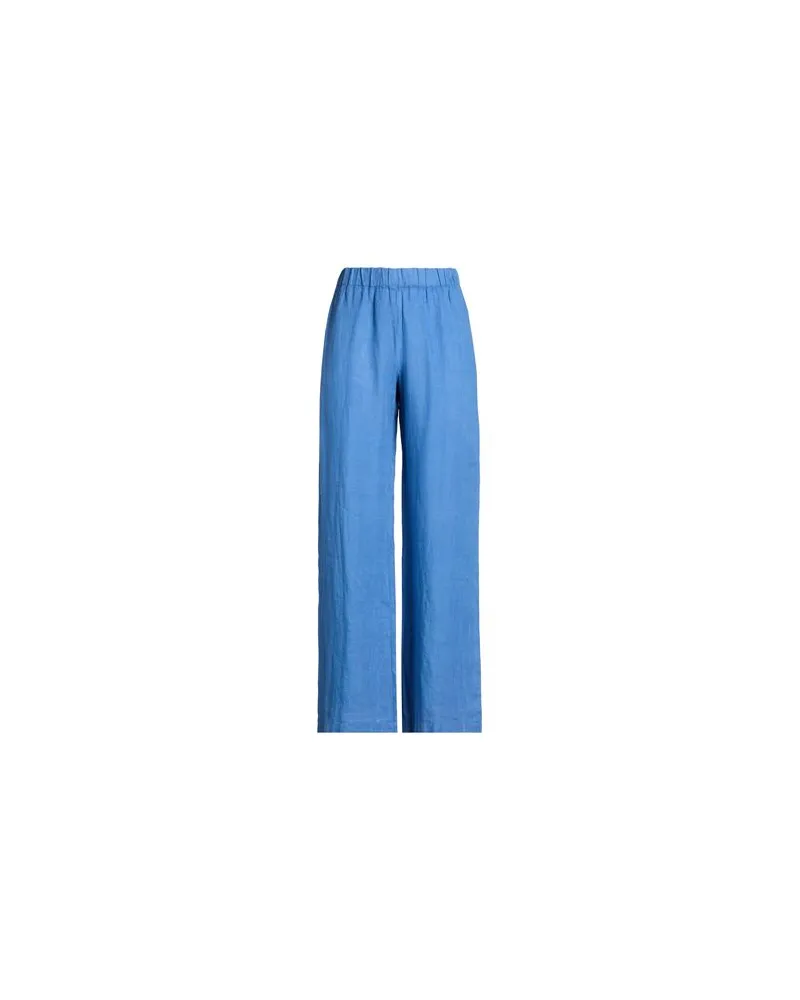120% Lino HOSEN & RÖCKE - Hosenauf YOOX.COM Blau