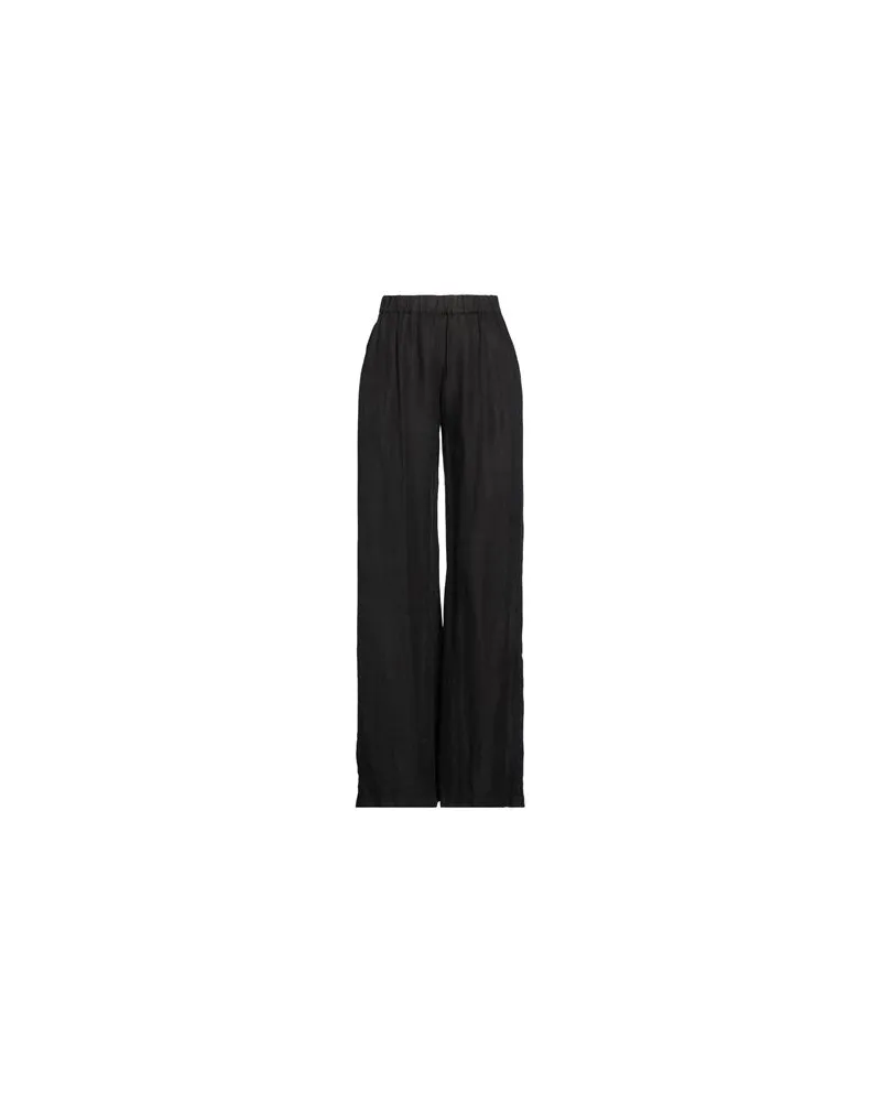 120% Lino HOSEN & RÖCKE - Hosenauf YOOX.COM Schwarz
