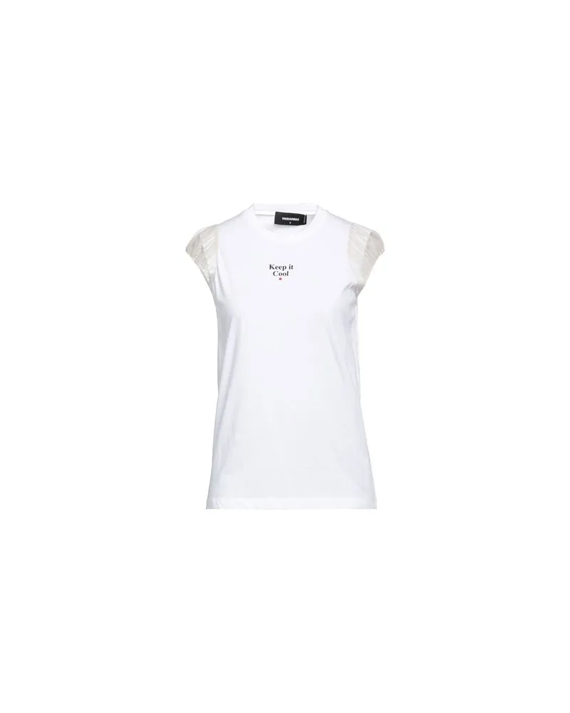 Dsquared2 TOPS - T-shirtsauf YOOX.COM Weiß