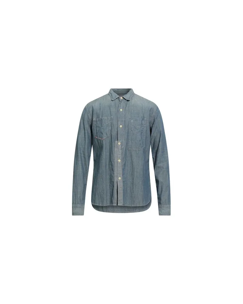 Barbour X TRIUMPH - TOPS - Jeanshemdenauf YOOX.COM Blau