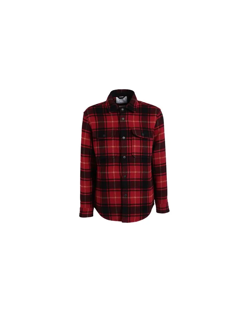 Woolrich TOPS - Hemdenauf YOOX.COM Rot
