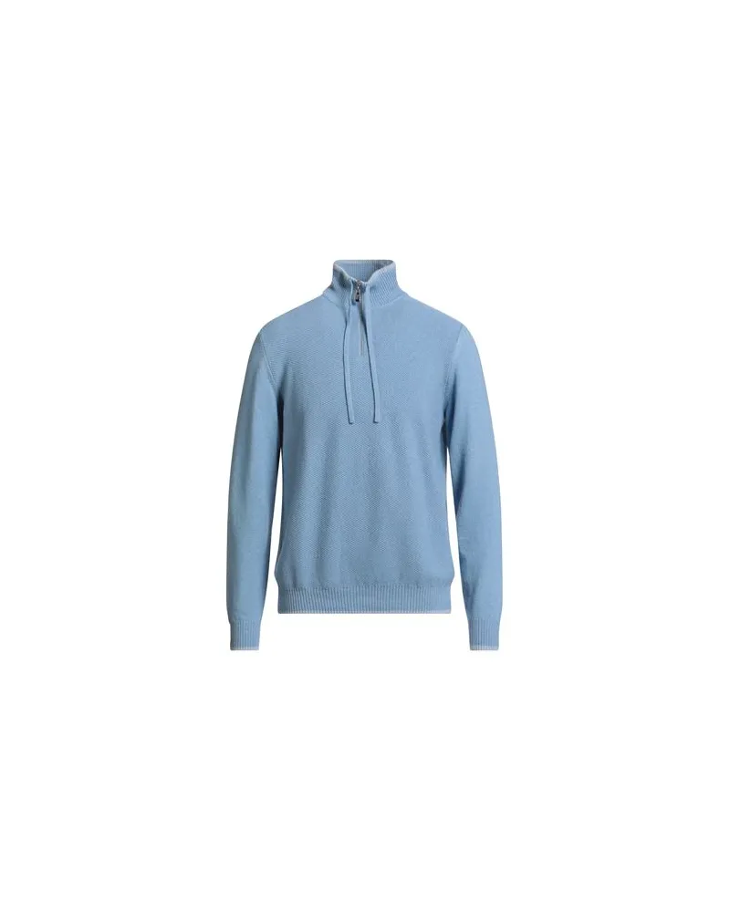 Fedeli STRICKWAREN - Rollkragenpulloverauf YOOX.COM Hellblau