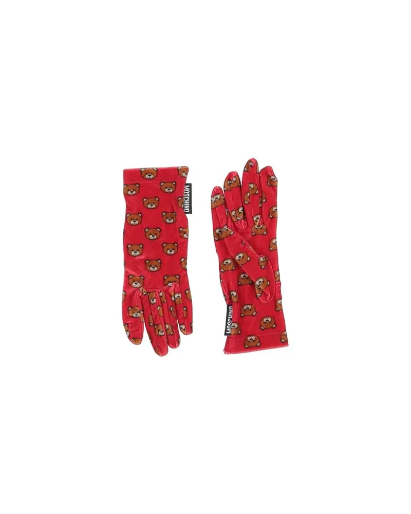 Moschino ACCESSOIRES - Handschuheauf YOOX.COM Rot