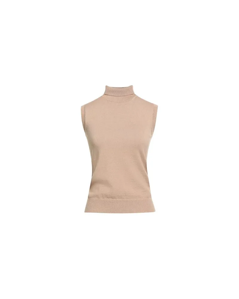 SPORTMAX STRICKWAREN - Rollkragenpulloverauf YOOX.COM Sand