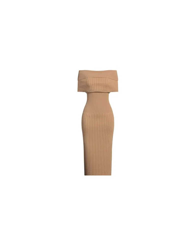 SPORTMAX KLEIDER - Midi-Kleiderauf YOOX.COM Kamel