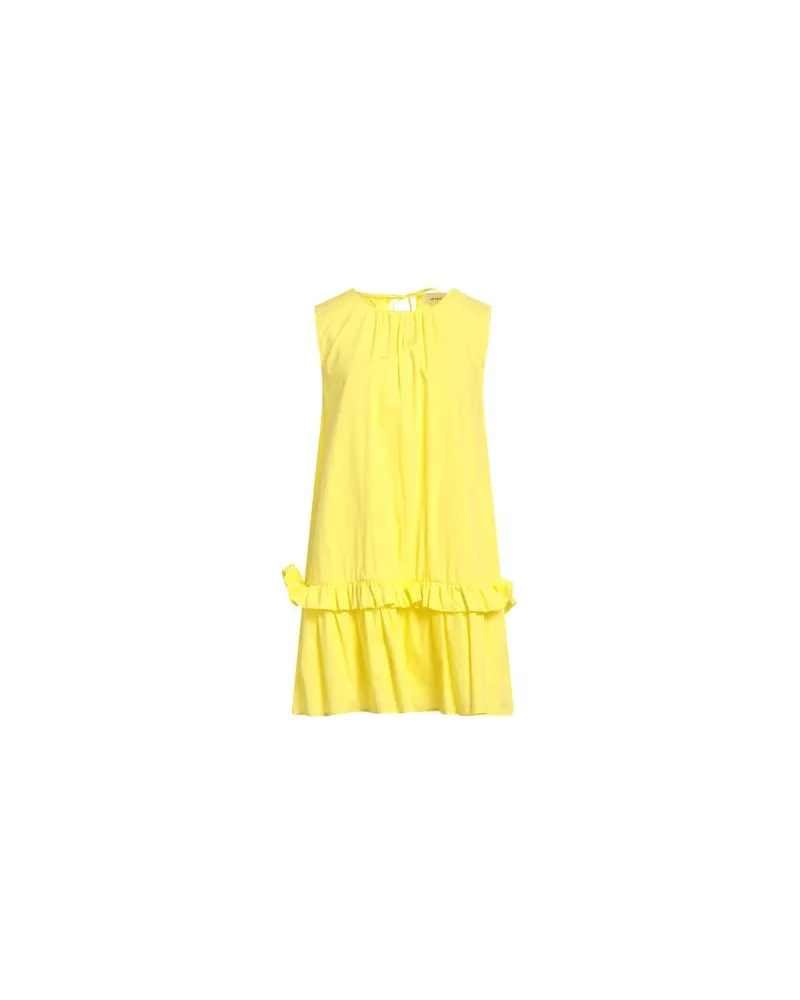VICOLO KLEIDER - Mini-Kleiderauf YOOX.COM Gelb