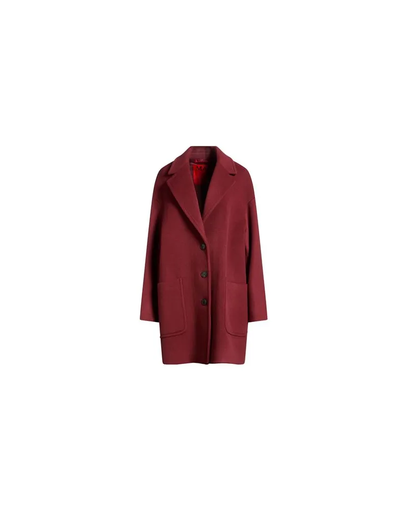 MAX&Co. TAROCCO  - JACKEN & MÄNTEL - Mäntelauf YOOX.COM Rostrot