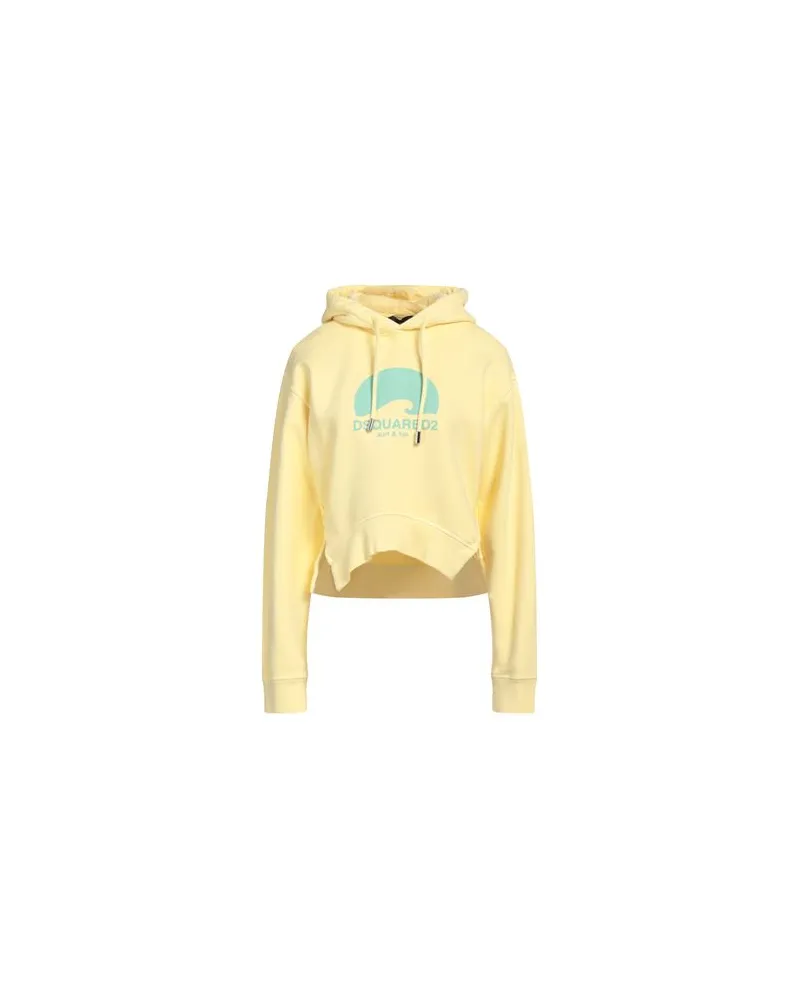 Dsquared2 TOPS - Sweatshirtsauf YOOX.COM Pastellgelb