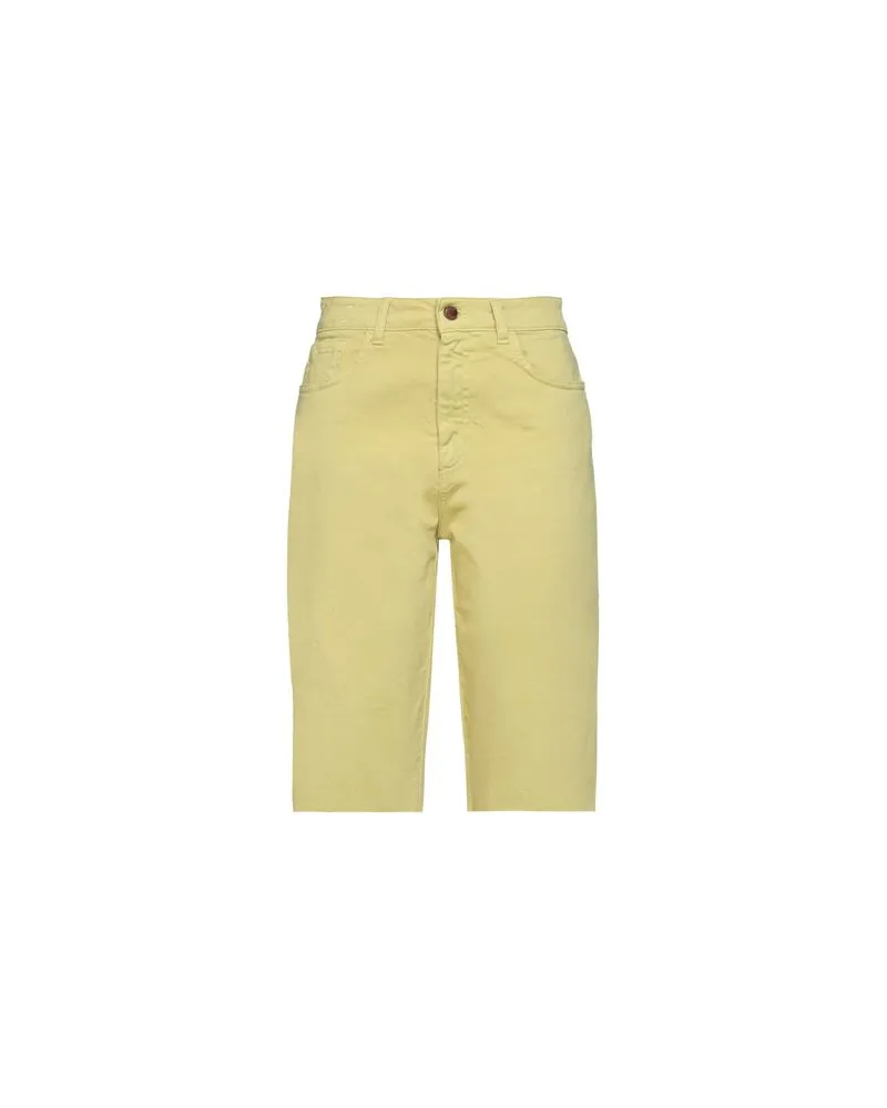 ALYSI HOSEN & RÖCKE - Jeansshortsauf YOOX.COM Limettengrün