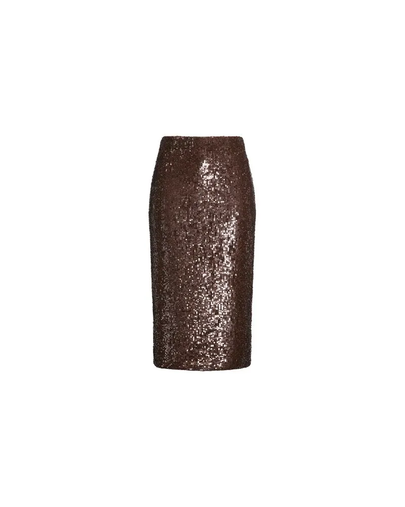 P.A.R.O.S.H. HOSEN & RÖCKE - Midi-Röckeauf YOOX.COM Schokobraun