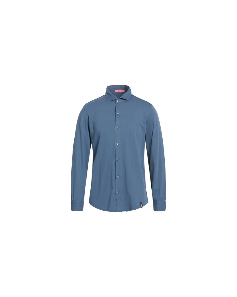 Drumohr  TOPS - Hemdenauf YOOX.COM Taubenblau