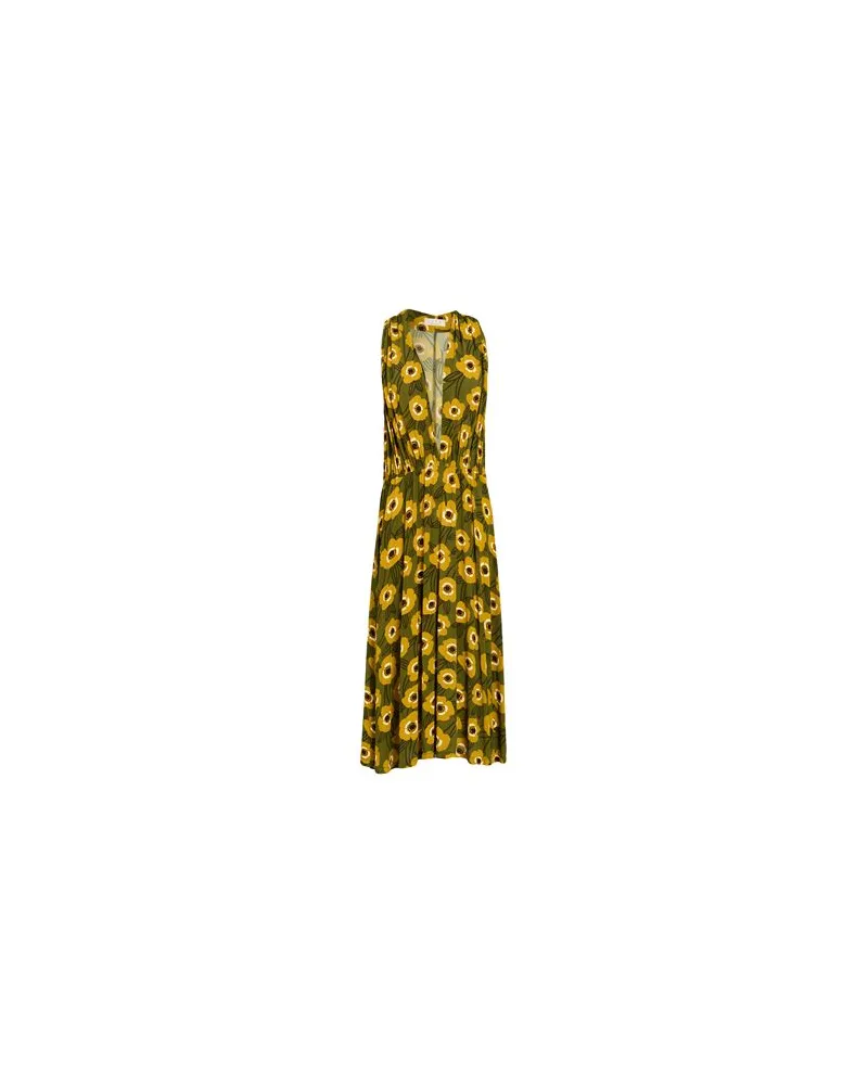 SIYU KLEIDER - Midi-Kleiderauf YOOX.COM Militärgrün