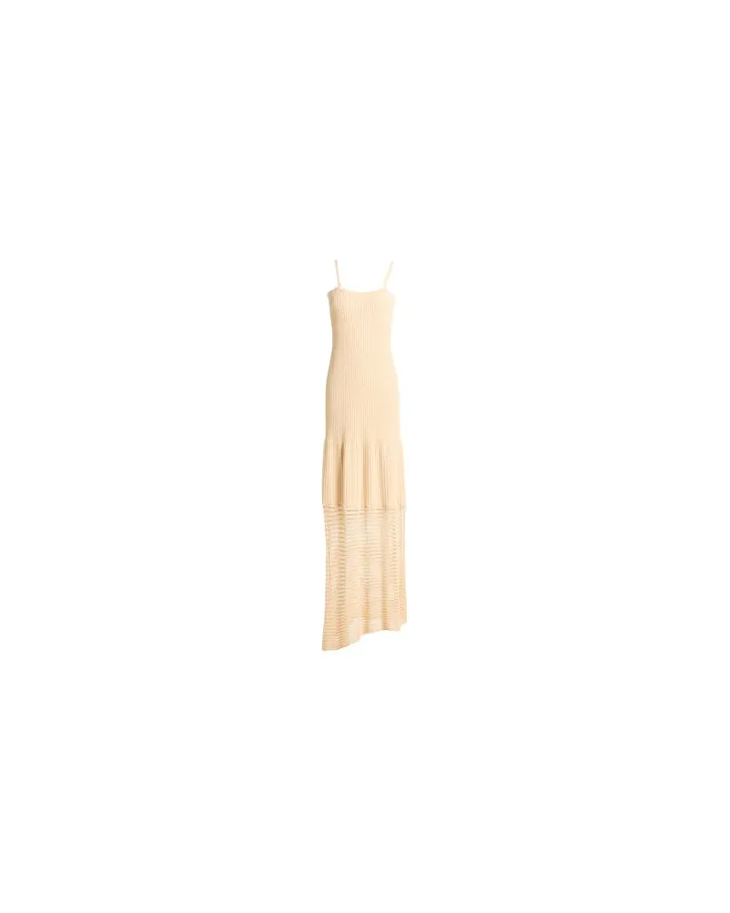 Suoli KLEIDER - Maxi-Kleiderauf YOOX.COM Sand