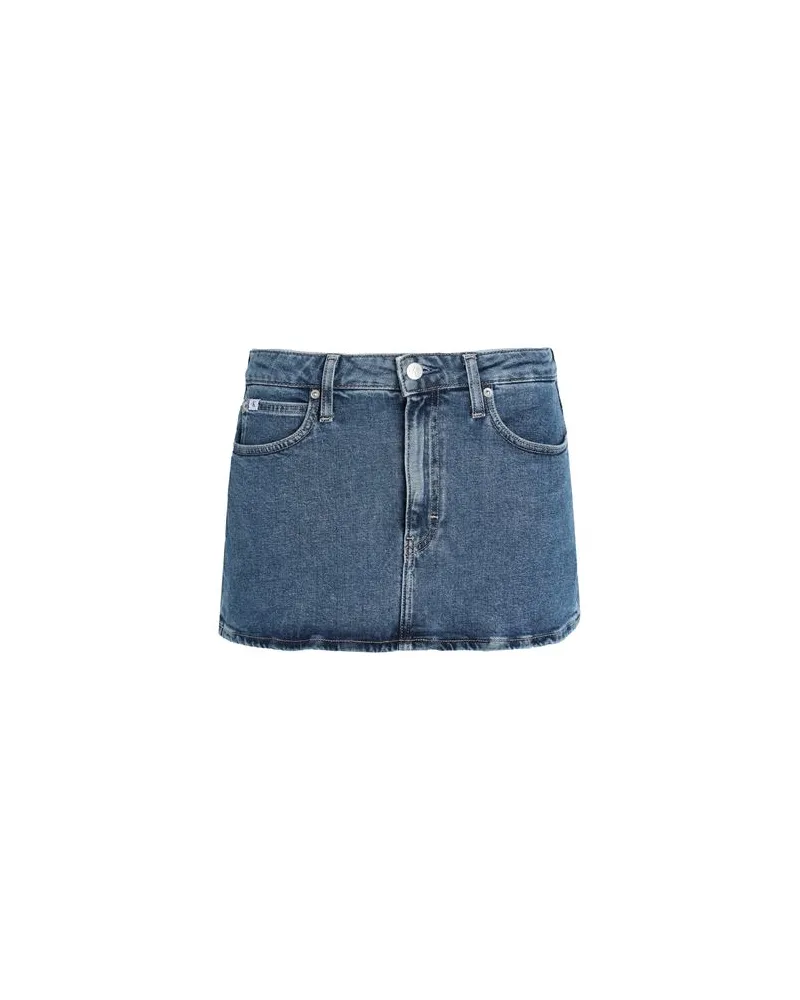 Calvin Klein HOSEN & RÖCKE - Jeansröckeauf YOOX.COM Blau