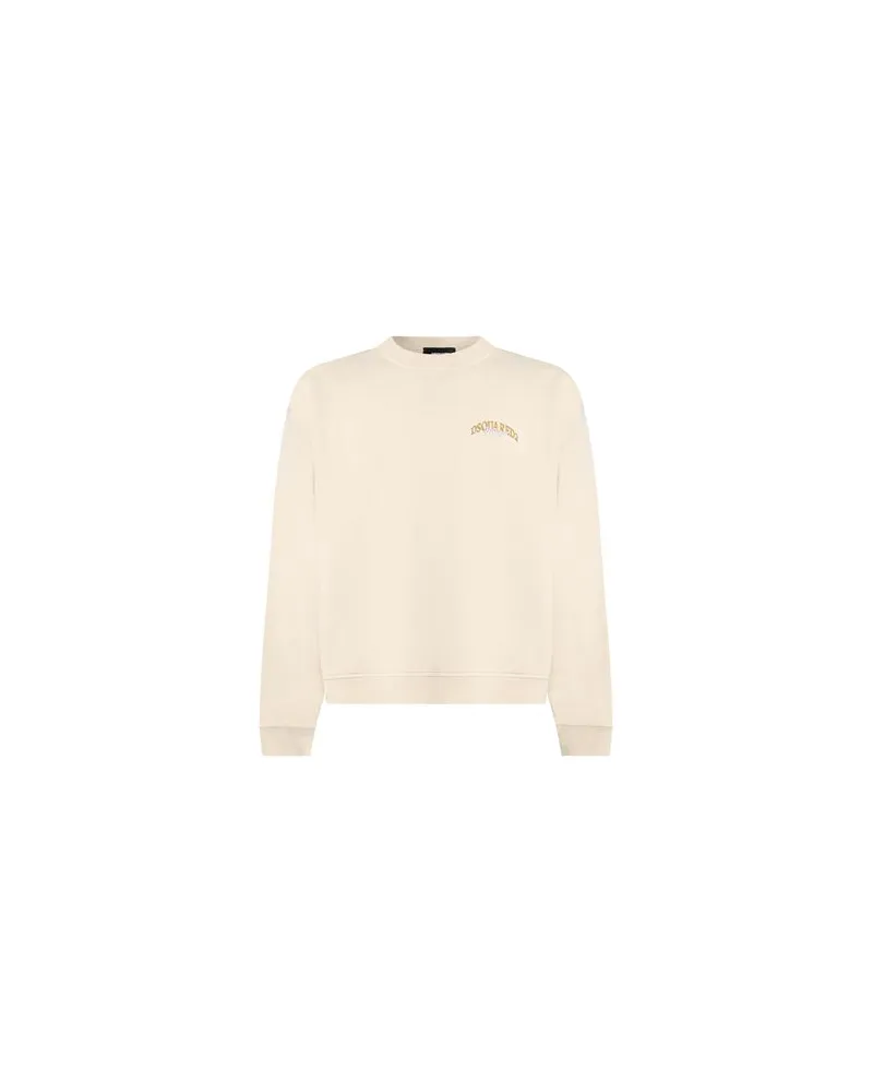 Dsquared2 TOPS - Sweatshirtsauf YOOX.COM Cremeweiß