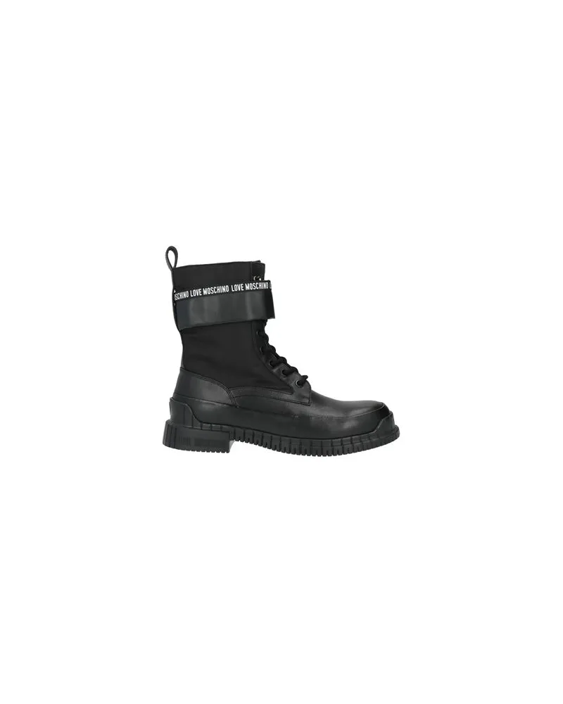 Moschino SCHUHE - Stiefelettenauf YOOX.COM Schwarz